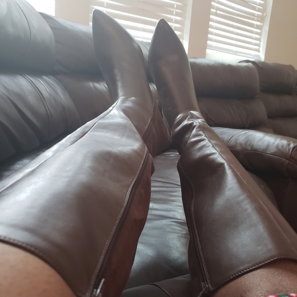Tahari women’s Bellary knee high brown boots - Picture 7 of 8